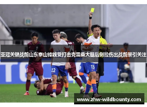 亚冠关键战前山东泰山锋线受打击克雷桑大腿后侧拉伤出战前景引关注